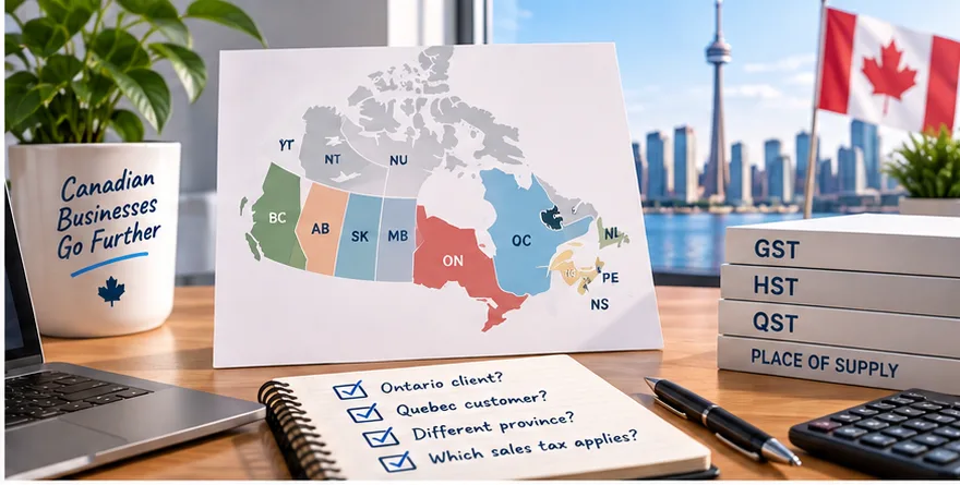 Which Sales Tax Do You Charge an Out-of-Province Client? Canada’s Place-of-Supply Rules Explained